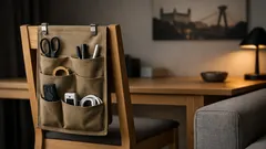 Závesný organizér: jednoduchý trik, ako prestať hľadať nožnice, perá a ovládače