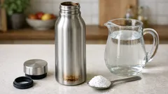 Ako odstrániť čajový povlak z fľaše bez drhnutia: trik s perkarbonátom sodným