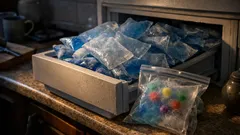 Ako spraviť senzorickú hru z chladiacich vankúšikov bezpečne a bez neporiadku