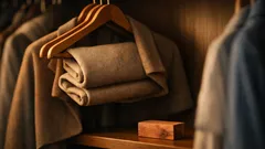 Trik s 2 vešiakmi, ktorý ušetrí miesto v skrini a skráti dlhé šaty aj kabáty