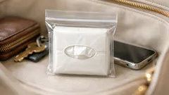Jednoduchý trik, ako udržať vreckovky v kabelke celé a bez neporiadku