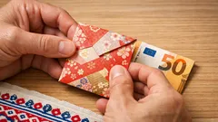 Ako si vyrobiť origami obálku na peniaze z jedného štvorca papiera