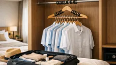 Trik s gumičkou do vlasov, ktorý v hoteli zdvojnásobí počet vešiakov