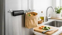 Trik s napínacou tyčou: držiak na odpadové vrecia bez vŕtania za 5 minút