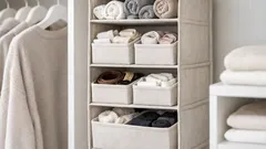 Ako urobiť poriadok v skrini bez nového nábytku: závesný organizér a boxy